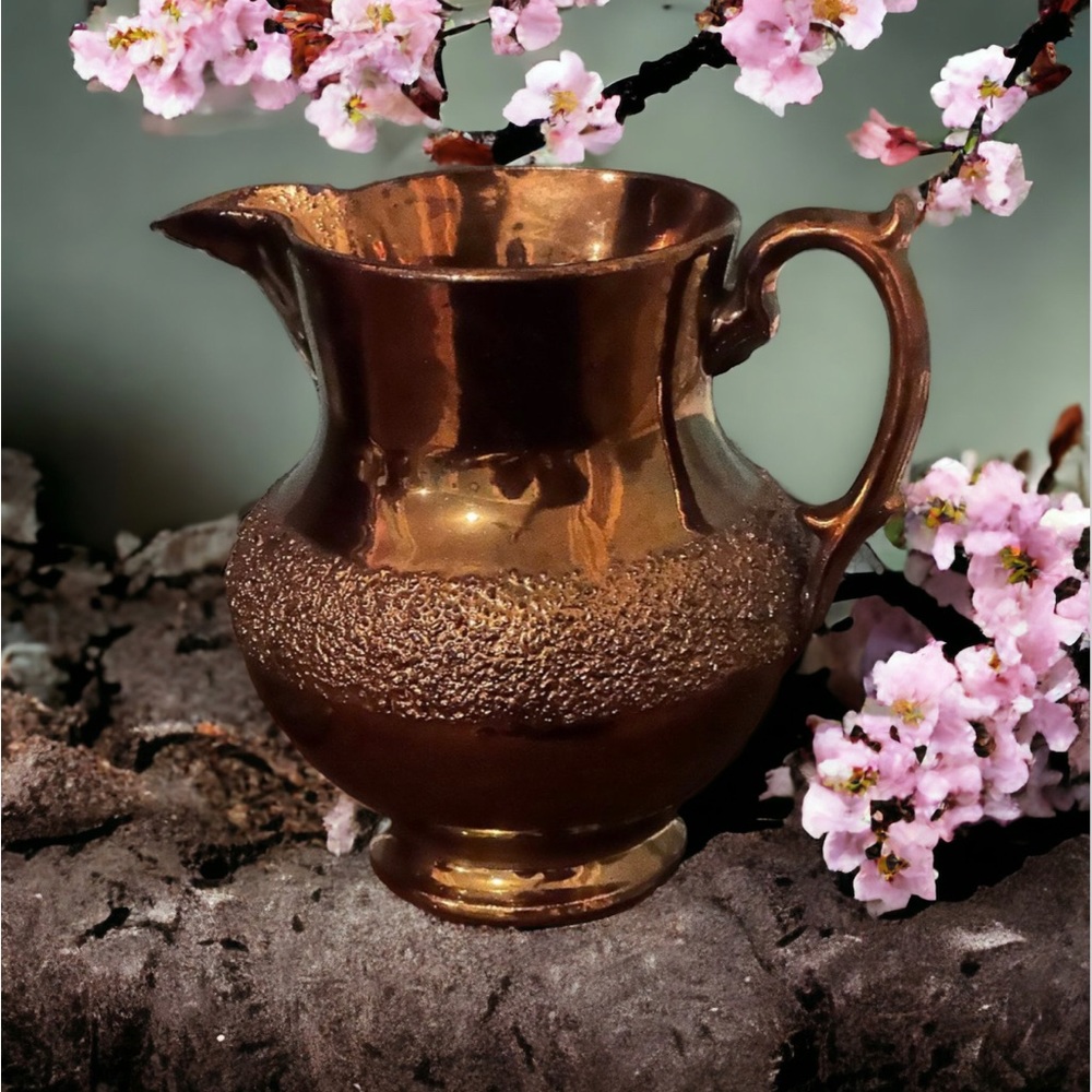 Copper Luster Pitcher